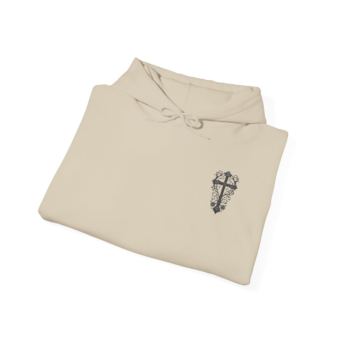 Hoodie — 'Raising Little Disciples' Christian Cross Graphic Hoodie