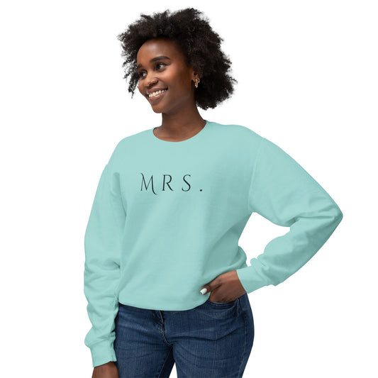 Mrs- Women's Lightweight Crewneck Sweatshirt Aria Di Amore