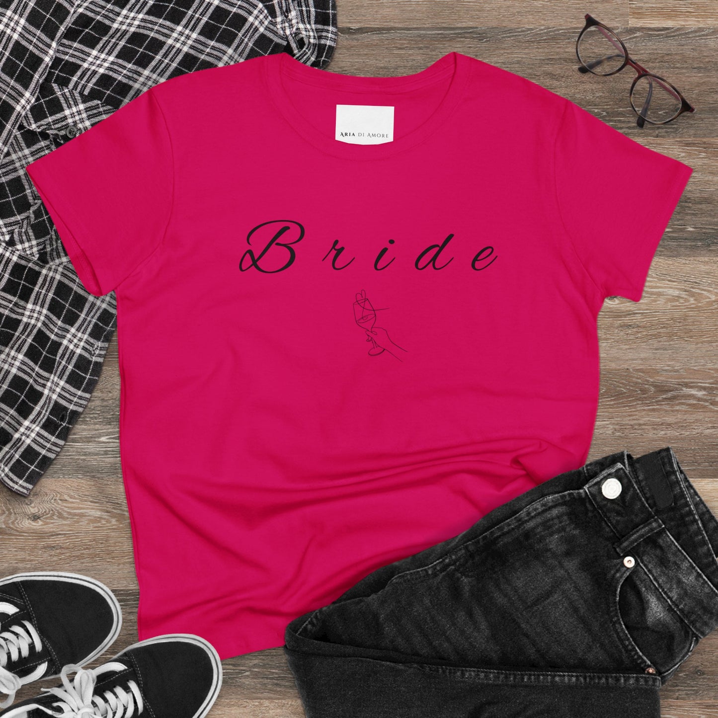 Bride- Women's Midweight Cotton Tee Aria Di Amore