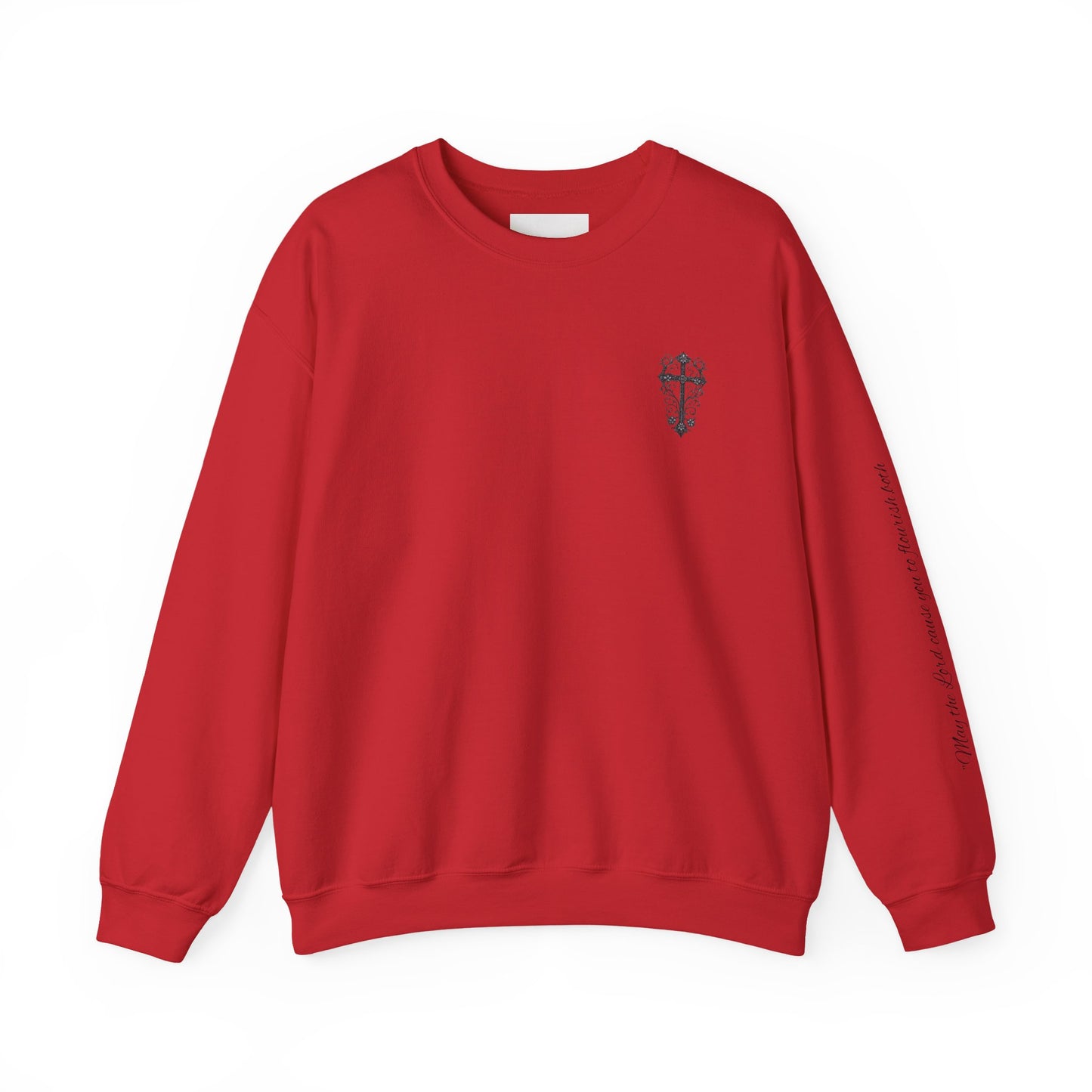 Crewneck Sweatshirt — “Raising Little Disciples” Vintage Christian Graphic