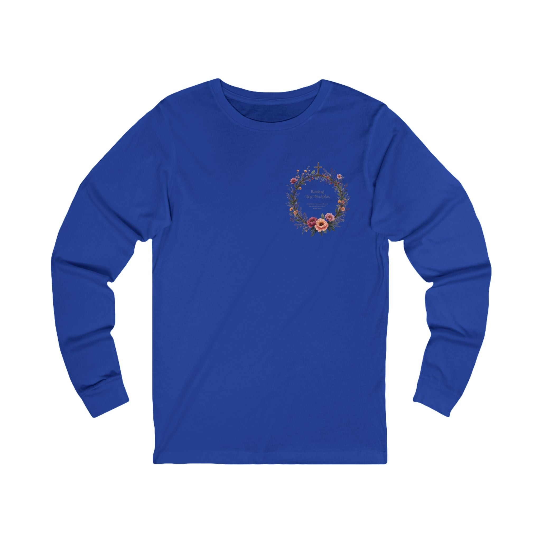 Raising Little Disciples Long Sleeve Tee — Christian Mom Faith Shirt