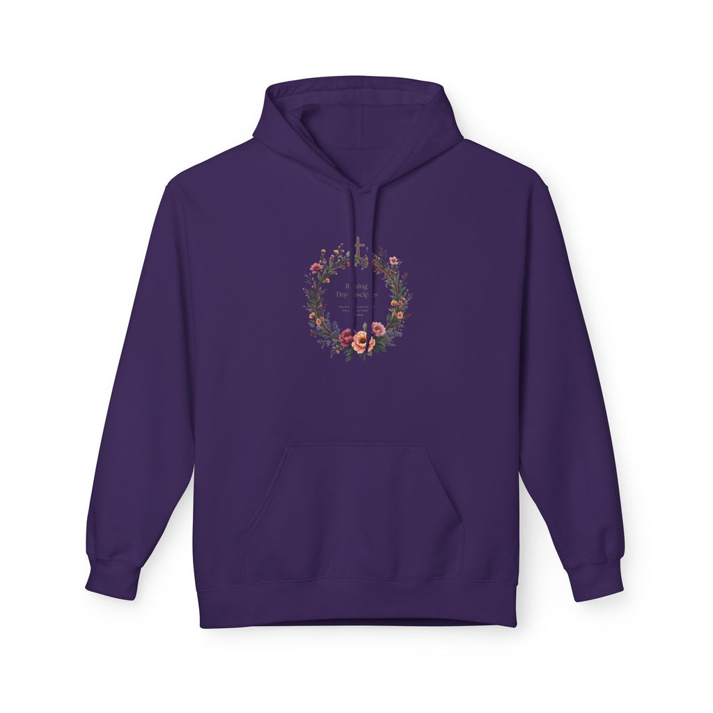 Christian 'Raising Little Disciples' Hoodie — Faith-Based Cross Graphic Pullover