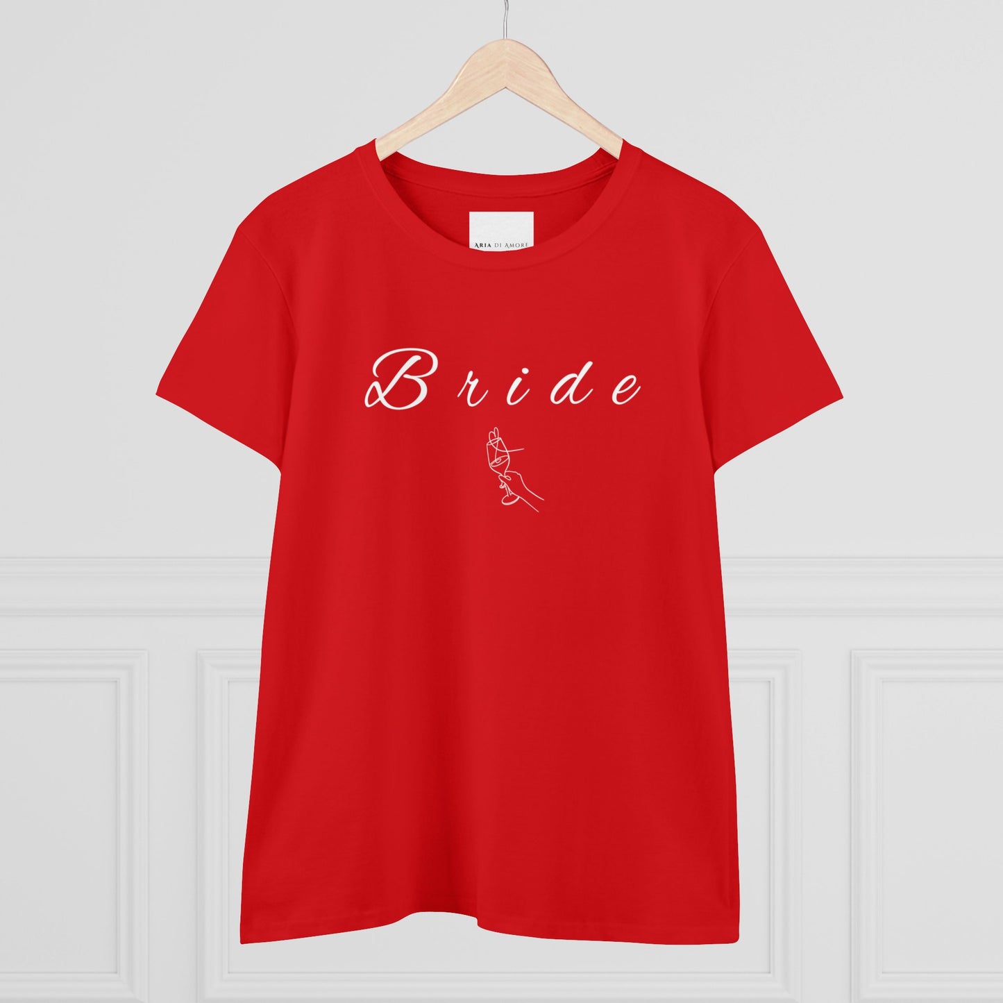 Bride- Women's Midweight Cotton Tee Aria Di Amore