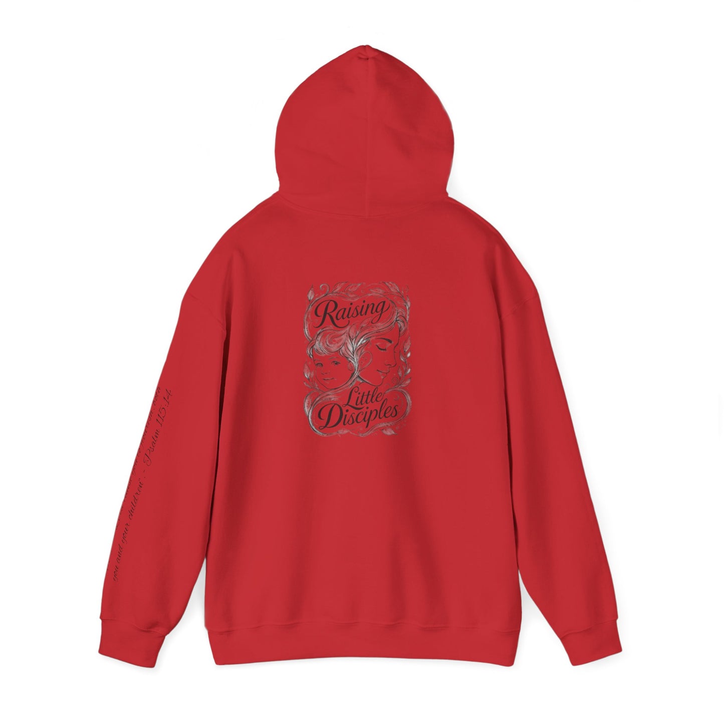 Hoodie — 'Raising Little Disciples' Christian Cross Graphic Hoodie