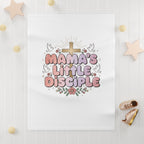 Mama's Little Disciple Baby Girl Blanket – Christian Fleece Nursery Throw