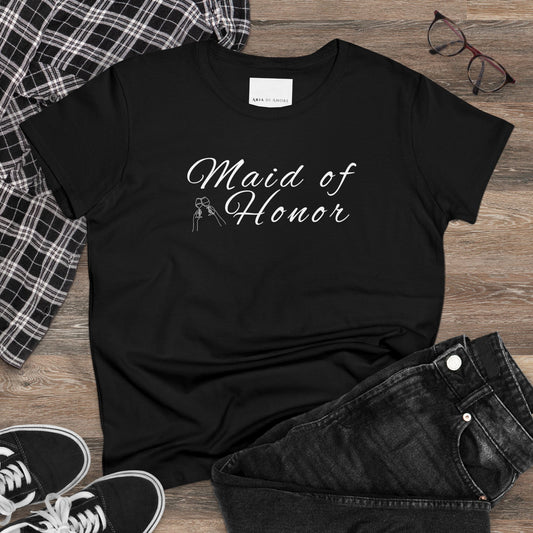 Maid of Honor Women's Midweight Cotton Tee Aria Di Amore