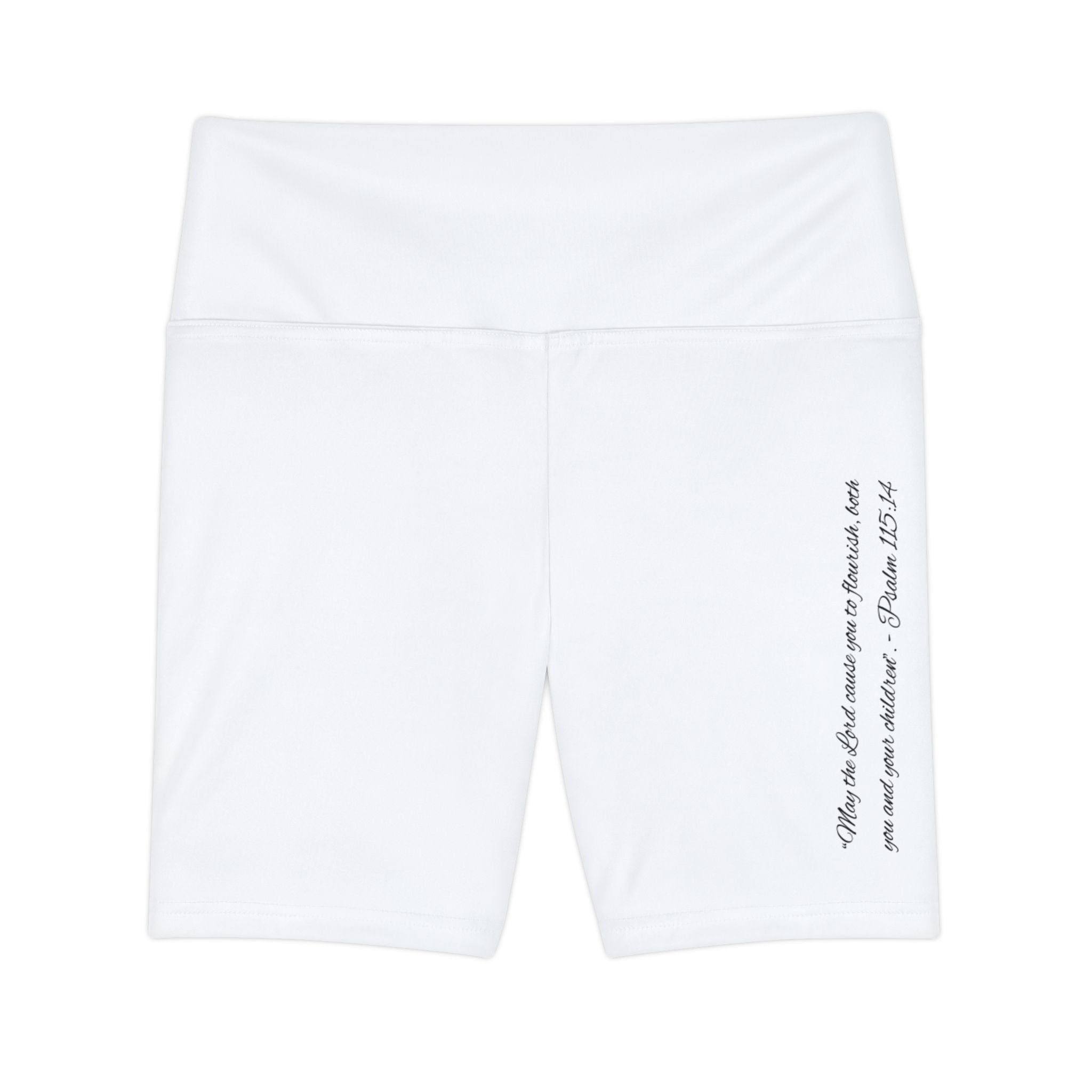 Scripted Yoga Shorts — ' Inspirational Women's Workout Shorts