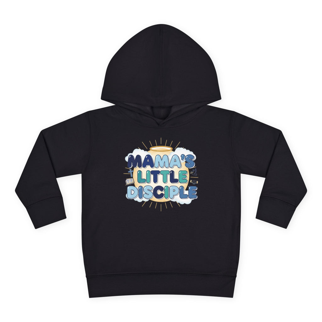 Toddler Boy Hoodie - "Mama's Little Disciple" Cute Christian Toddler Pullover