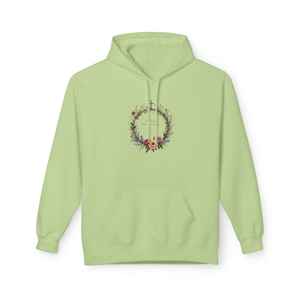 Christian 'Raising Little Disciples' Hoodie — Faith-Based Cross Graphic Pullover