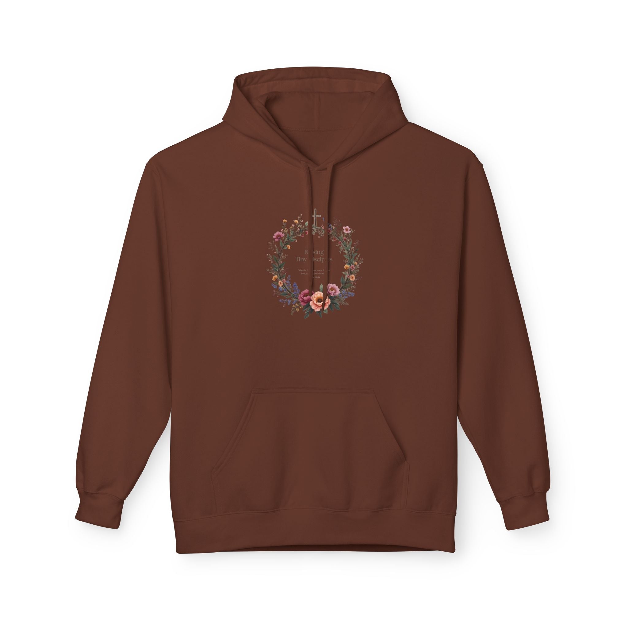 Christian 'Raising Little Disciples' Hoodie — Faith-Based Cross Graphic Pullover