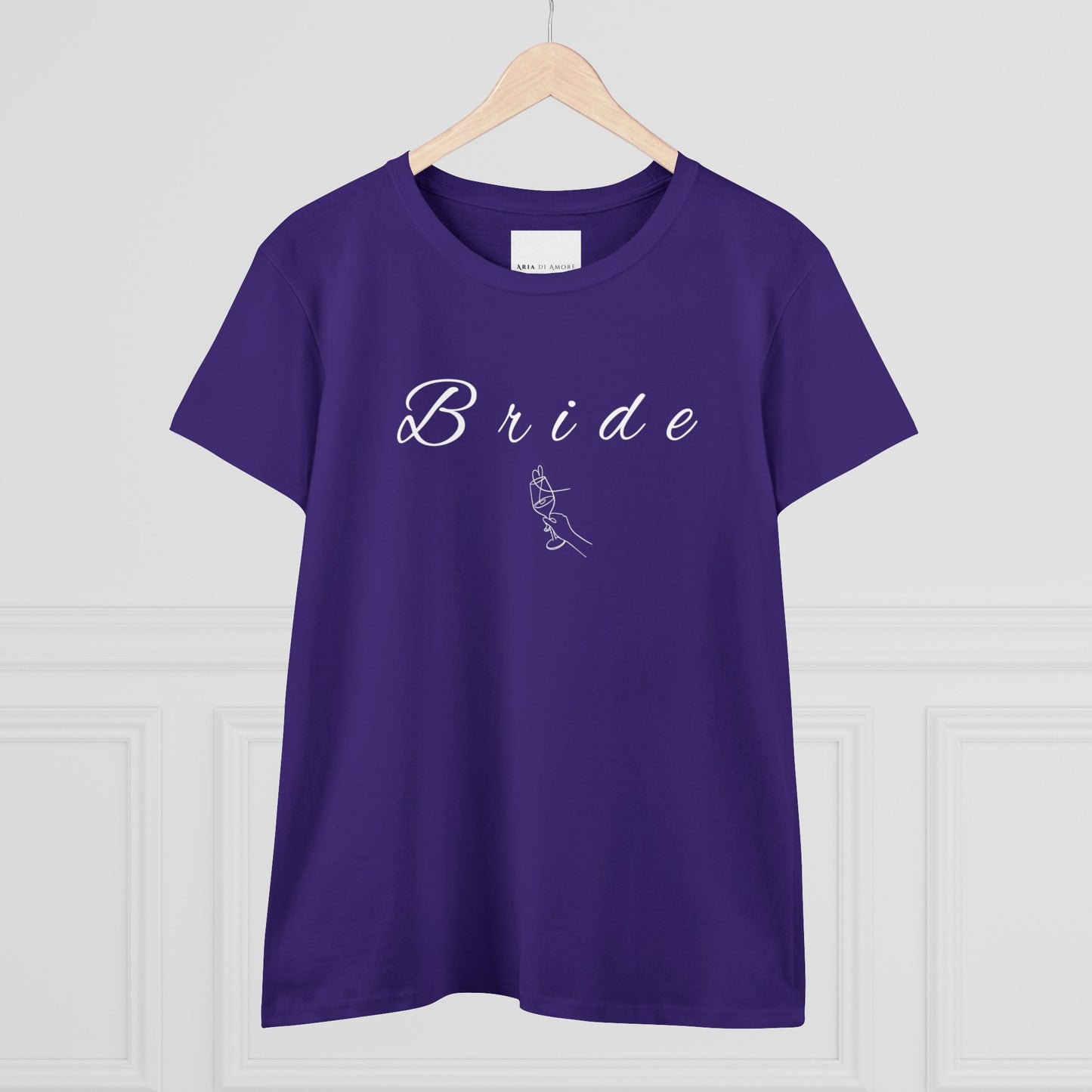 Bride- Women's Midweight Cotton Tee Aria Di Amore