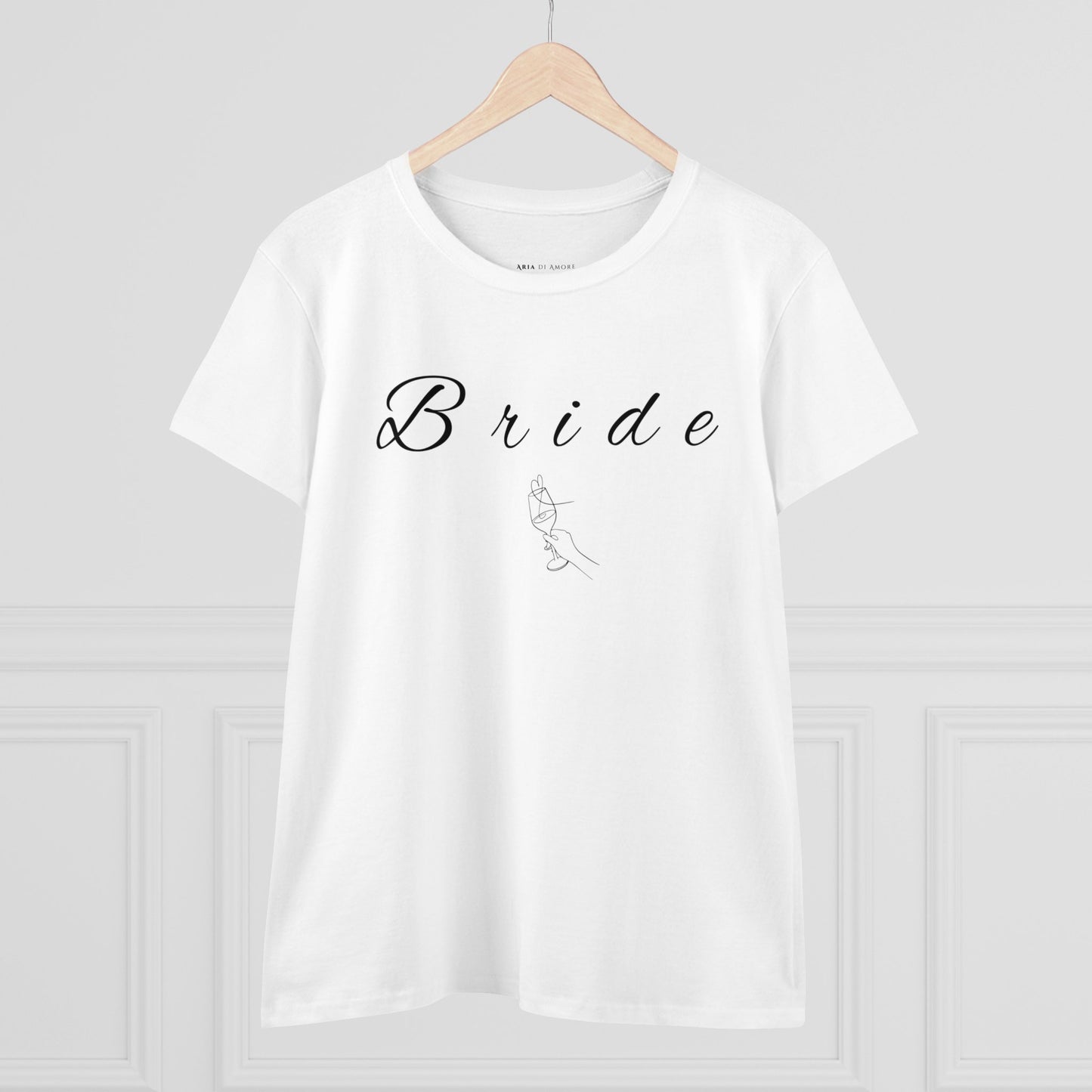 Bride- Women's Midweight Cotton Tee Aria Di Amore