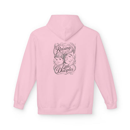 Christian 'Raising Little Disciples' Hoodie — Faith-Based Cross Graphic Pullover