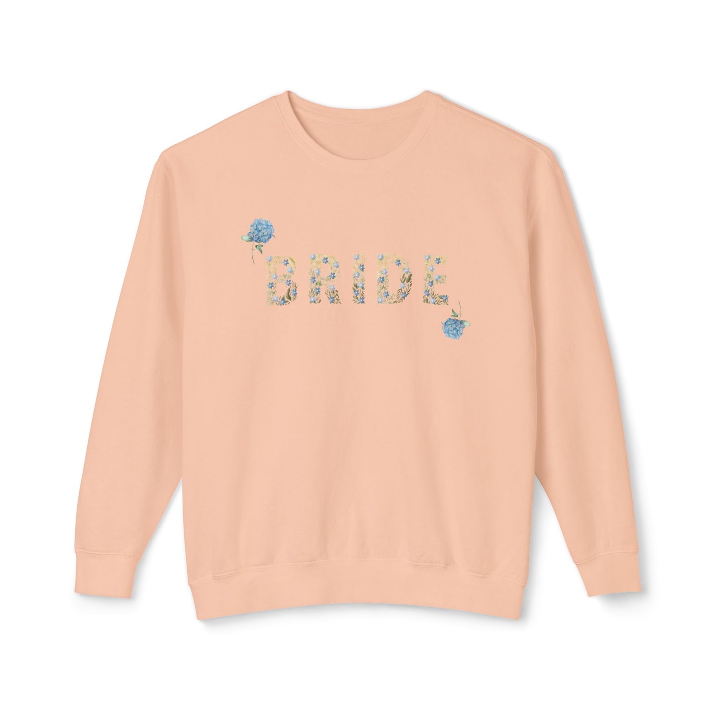 Bride- Women's Flower Lightweight Crewneck Sweatshirt Aria Di Amore