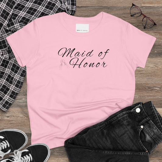 Maid of Honor- Women's Midweight Cotton Tee Aria Di Amore