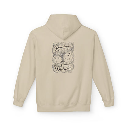 Christian 'Raising Little Disciples' Hoodie — Faith-Based Cross Graphic Pullover