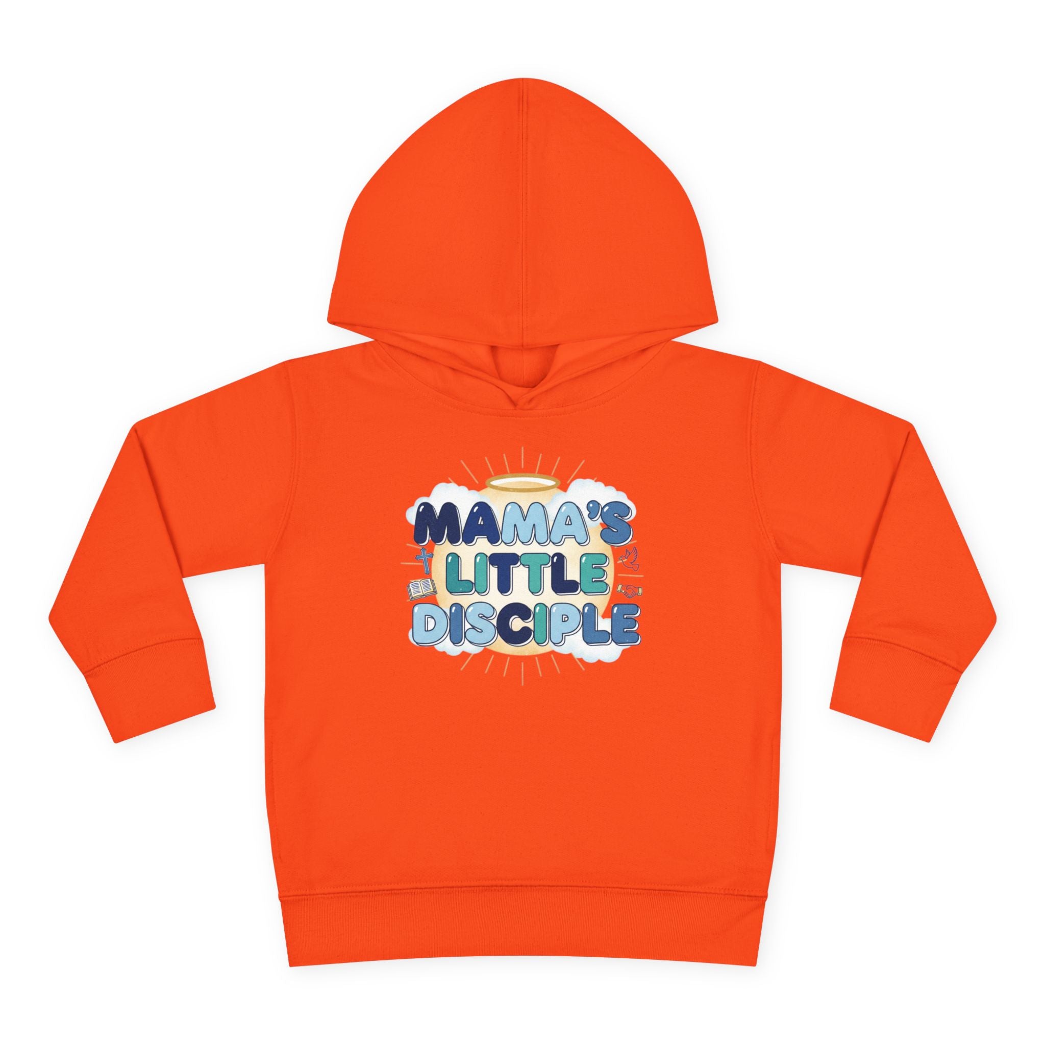 Toddler Boy Hoodie - "Mama's Little Disciple" Cute Christian Toddler Pullover