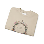 Crewneck Sweatshirt — “Raising Little Disciples” Vintage Christian Graphic