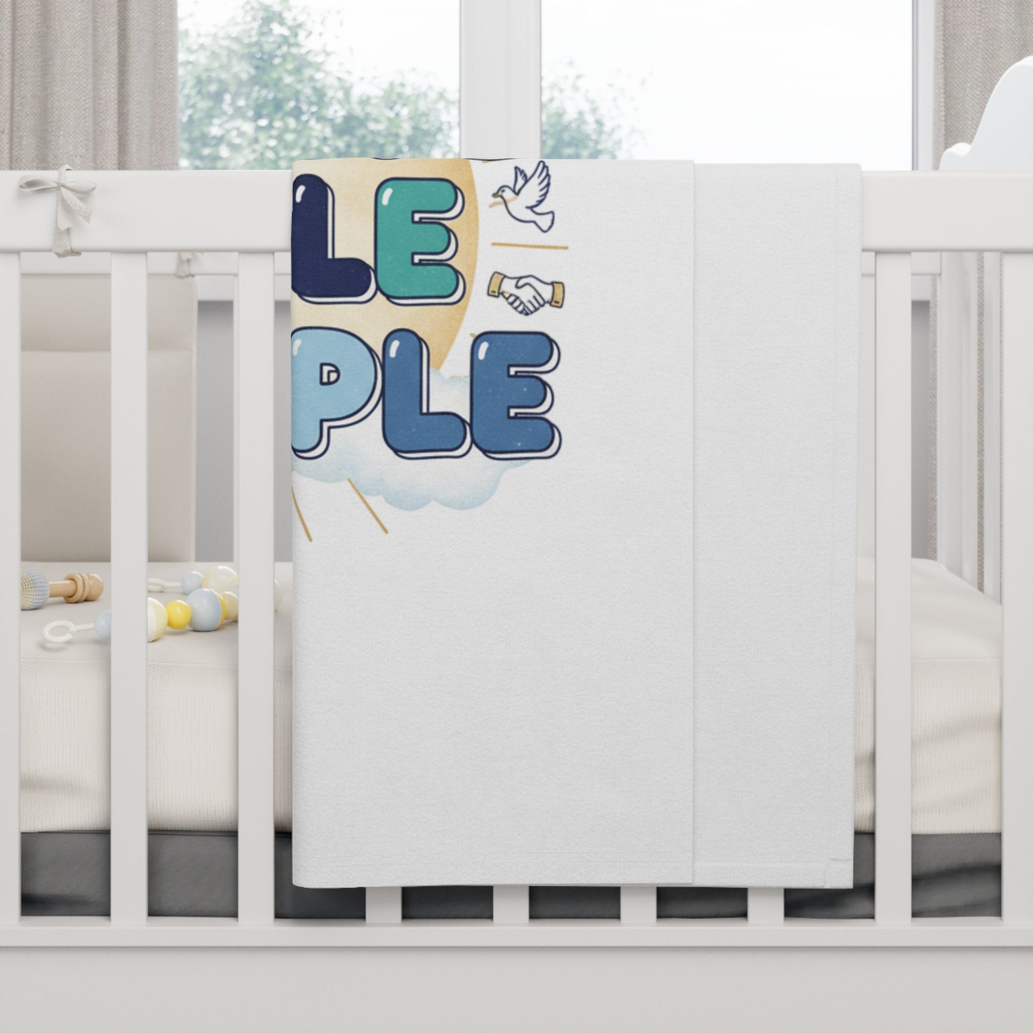 Mama's Little Disciple Soft Fleece Baby Boy Blanket — Christian Baby Gift