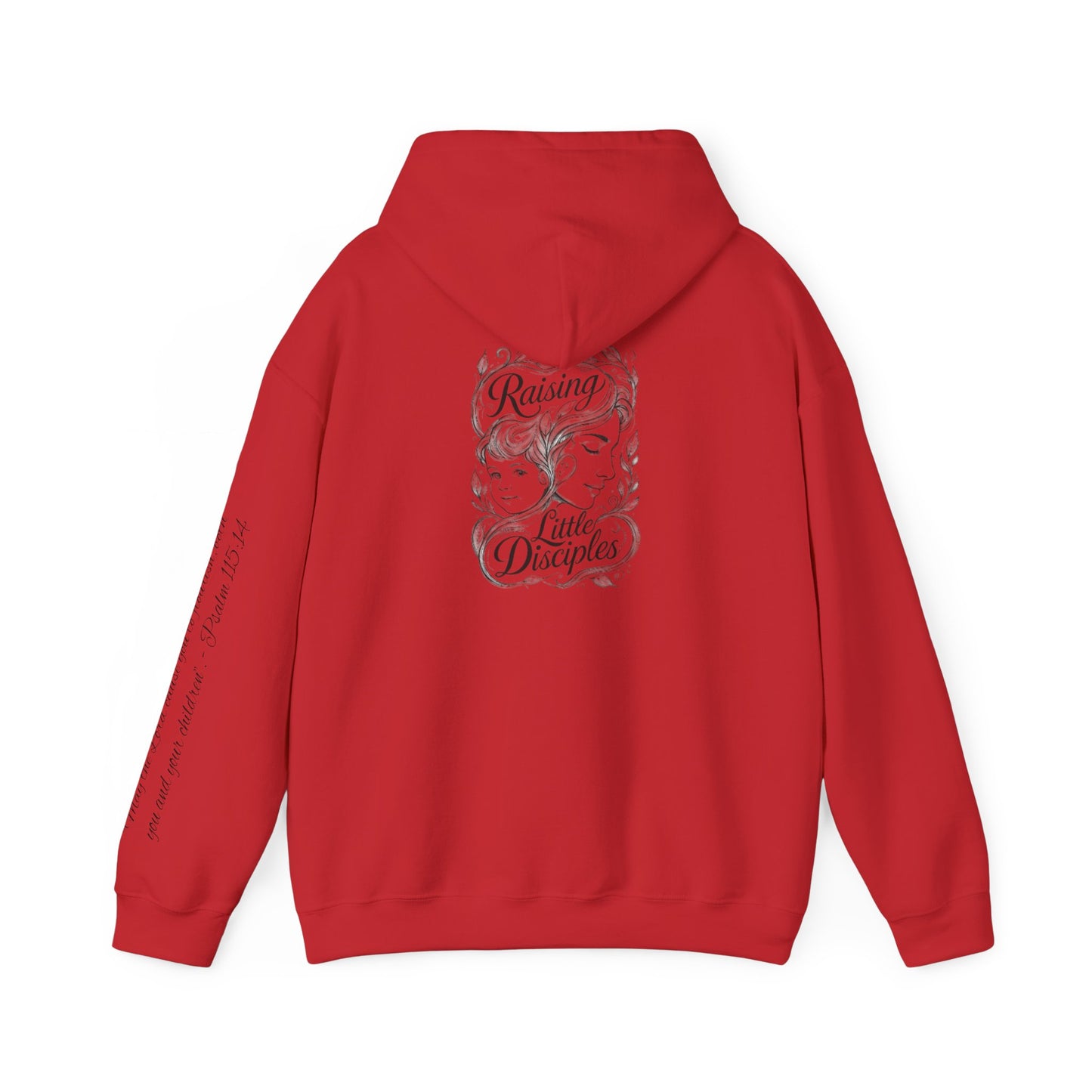 Hoodie — 'Raising Little Disciples' Christian Cross Graphic Hoodie