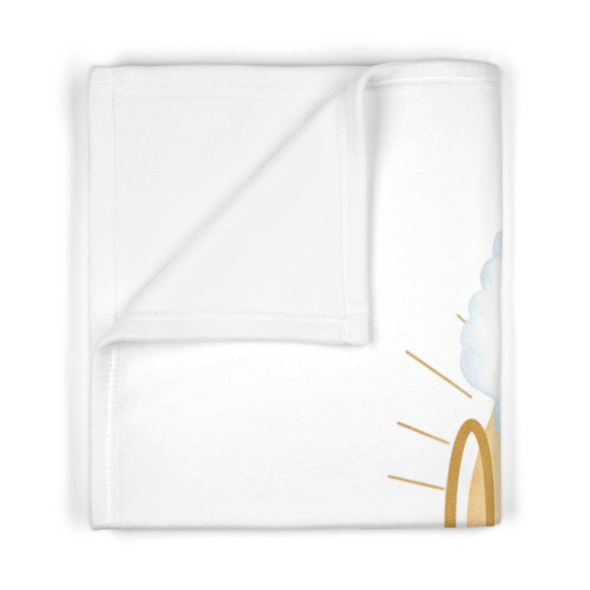 Mama's Little Disciple Soft Fleece Baby Boy Blanket — Christian Baby Gift
