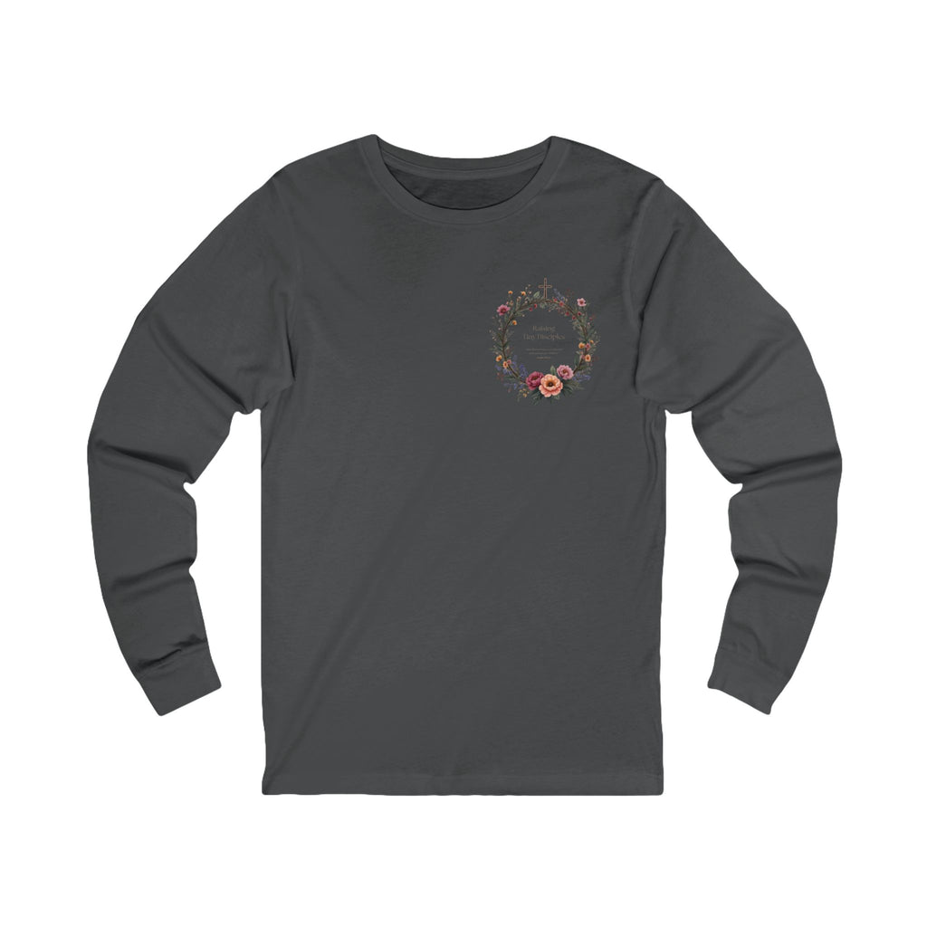 Raising Little Disciples Long Sleeve Tee — Christian Mom Faith Shirt