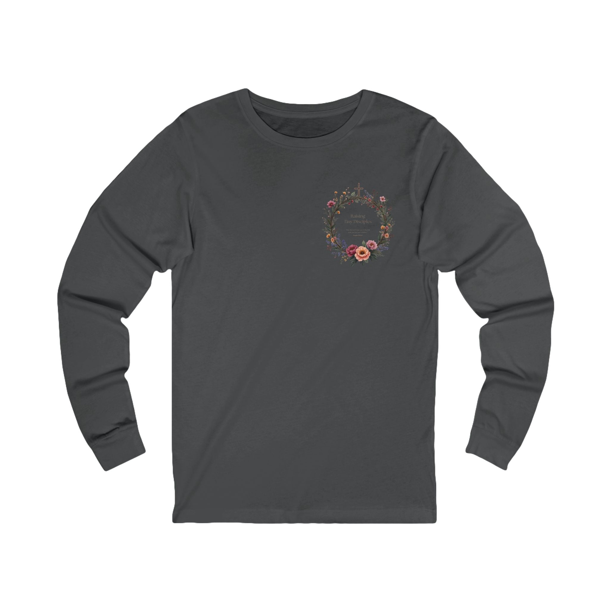 Raising Little Disciples Long Sleeve Tee — Christian Mom Faith Shirt