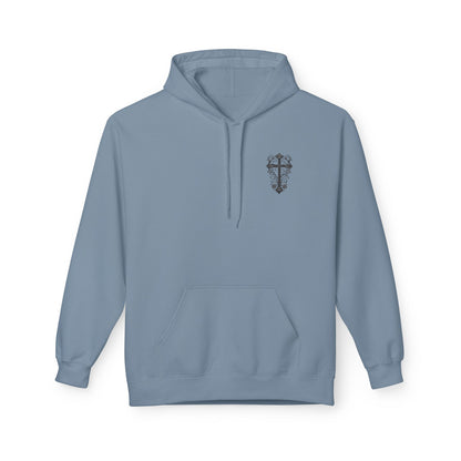 Christian 'Raising Little Disciples' Hoodie — Faith-Based Cross Graphic Pullover