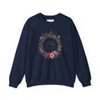 Crewneck Sweatshirt — “Raising Little Disciples” Vintage Christian Graphic