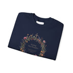Crewneck Sweatshirt — “Raising Little Disciples” Vintage Christian Graphic