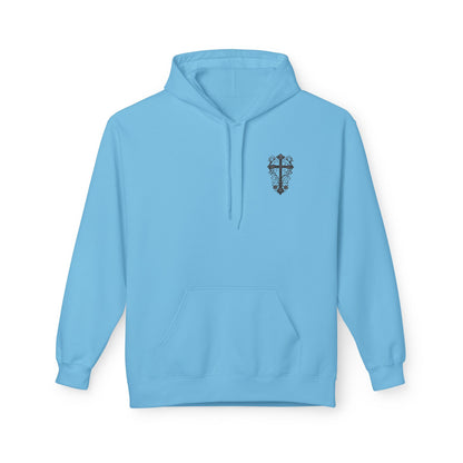 Christian 'Raising Little Disciples' Hoodie — Faith-Based Cross Graphic Pullover