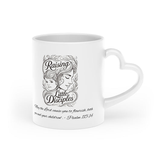 Scripture-Inspired 11 oz Ceramic Mug — Vintage Heart Design