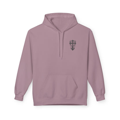 Christian 'Raising Little Disciples' Hoodie — Faith-Based Cross Graphic Pullover