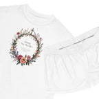 Pajama Set — "Raising Little Disciples" Women's Short Sleep Set with Scripture Design