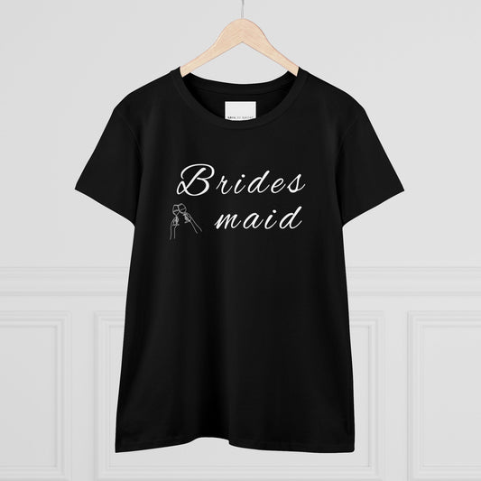 Brides Maid Women's Midweight Cotton Tee Aria Di Amore