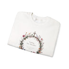 Crewneck Sweatshirt — “Raising Little Disciples” Vintage Christian Graphic