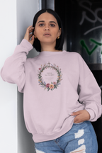 Crewneck Sweatshirt — “Raising Little Disciples” Vintage Christian Graphic